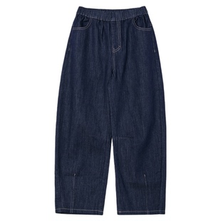 【不易落色牛仔裤】棉叔叔女童春夏软牛仔裤男童廓形修身香蕉裤