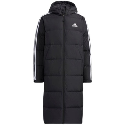 阿迪达斯羽绒服男女情侣长款