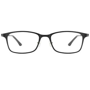 菲尔渡边超轻钨钛全框黑色方框男休闲可配有度数近视眼镜DSY6507i