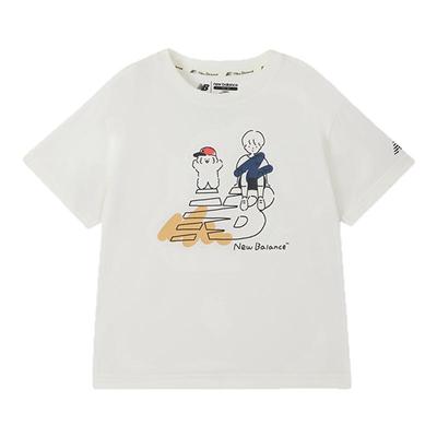 New Balance nb童装儿童男女夏季凉感透气休闲短袖T恤打底衫上衣
