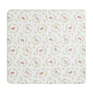 十月结晶婴儿浴巾新生超软纯棉8层加厚A类宝宝秋冬款小奶芙浴巾