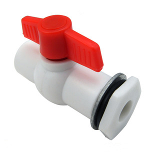 塑料水箱排水阀出水口配件 鱼缸龟箱帆布池水阀开关水桶放水阀门