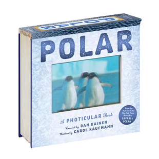 光与影视觉书:极地 英文原版 Polar: A Photicular Book 会动的书 3D立体效果动画书光栅卡 精装儿童书收藏节日礼物 国家地理作者