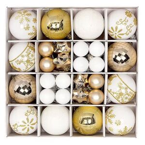 圣诞球圣诞树吊坠吊球彩球亮光球电镀球珠宝场景布置装饰挂球冬日