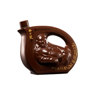 【湖南名酒】开口笑酒精品五星浓香52度白酒礼礼盒500mL单瓶