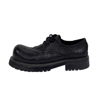 【拯救瑞恩】NEIGBORL钊叔制复古翘头增高固特异大头德比鞋皮鞋子