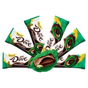 德芙薄荷夹心黑巧克力榛仁丝滑牛奶香浓黑巧混合排块小吃零食送礼