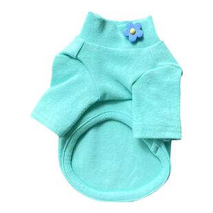 秋冬装宠物衣服泰迪比熊羊毛拉加花朵打底衫全棉猫衣服狗衣服