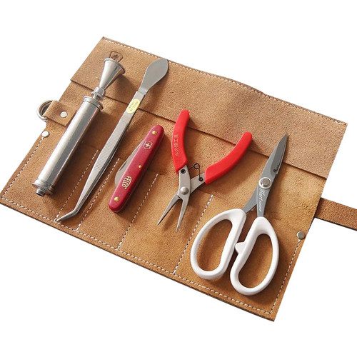 花艺师专用真皮工具包插花工具套装专业修枝剪花花剪家用园艺剪刀