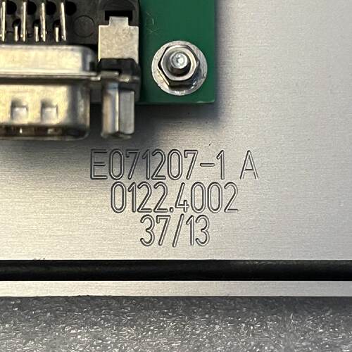 议价Sca Rubber Pump Control Cabinet Panel E071207-1 In Stock