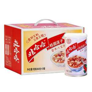 娃哈哈桂圆莲子八宝粥360g*12罐