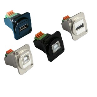 D型网络直通插头RJ45五类CAT5E超六类CAT6A电话3面板安装插座模块