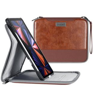 适用2022款苹果iPadair5/4保护套Pro11带笔槽手提10.2寸收纳包第五六代小众手持平板壳防摔内胆包旋转二合一