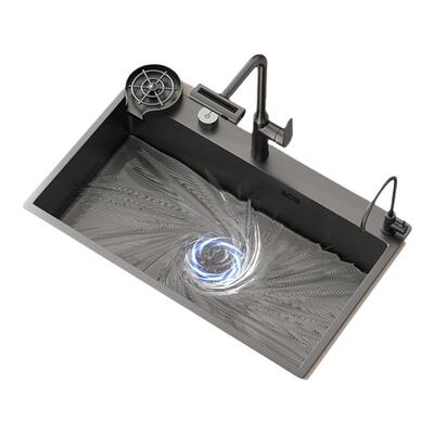 unaxi-P76水槽双改单专拍大单槽纳米小米粒洗碗池厨房加厚洗菜盆