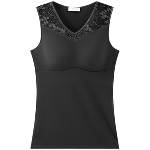 【带杯背心】曼妮芬芒果杯Brain带胸垫背心女士保暖打底抗菌秋冬