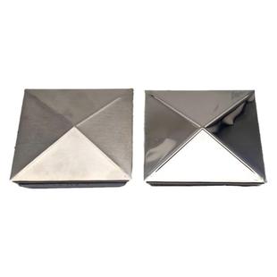 304不锈钢快速封口盖201堵头免焊接方形内塞堵帽装饰盖孔塞封头