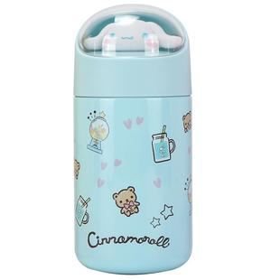 名创优品三丽鸥公仔保温杯miniso可爱卡通玉桂狗男女不锈钢水杯子