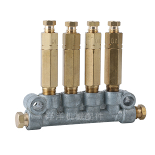 DX容积式定量油路分配器 加压式稀油油脂油排分油器 机床油路接头