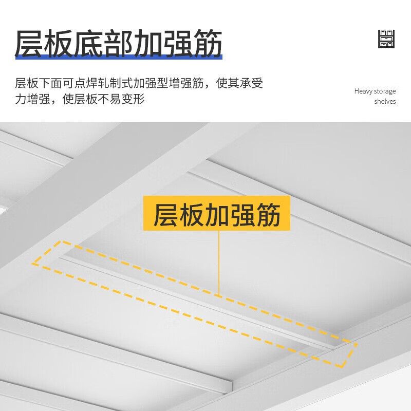 货架置物架仓库多层可调节商用中型轻架架四层仓储物展示架储货物