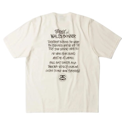 StussyxWalesBonner联名短袖
