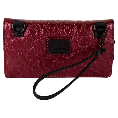 迪士尼反派魅力绒面手拿斜挎包女