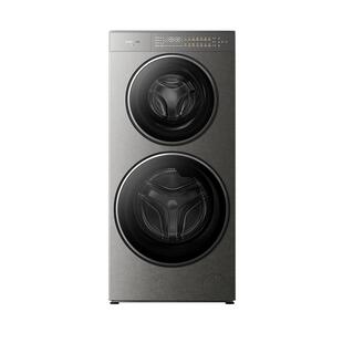 换新补贴【卡萨帝揽光双子分区】14kg子母双筒洗烘一体洗衣机HD