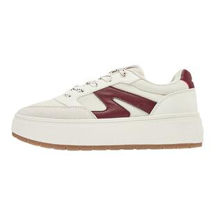 月白乔丹运动鞋春季新品休闲鞋女网面透气增高厚底小白鞋板鞋帆布