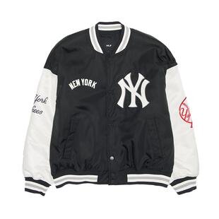 MLB官方KARINA同款百搭学院风夹棉款棒球夹克外套26春季新款JPV21
