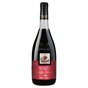 驼铃风干精酿红葡萄酒甜酒红酒11.5度750ml瓶新疆吐鲁番