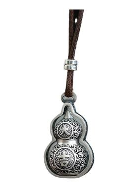 足银如意葫芦项链长款配饰女新款2024年爆款高级感中式国风锁骨链