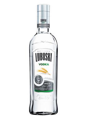 波兰原装进口洋酒卢布斯基原味伏特加LUBUSKI VODKA500ML