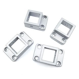 铝型材法兰固定底座连接块支撑脚地脚座四方地脚连接件20/30/4040