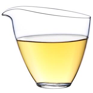 九土公道杯玻璃日式水滴公杯手工耐热透明分茶器加厚茶海茶具高档