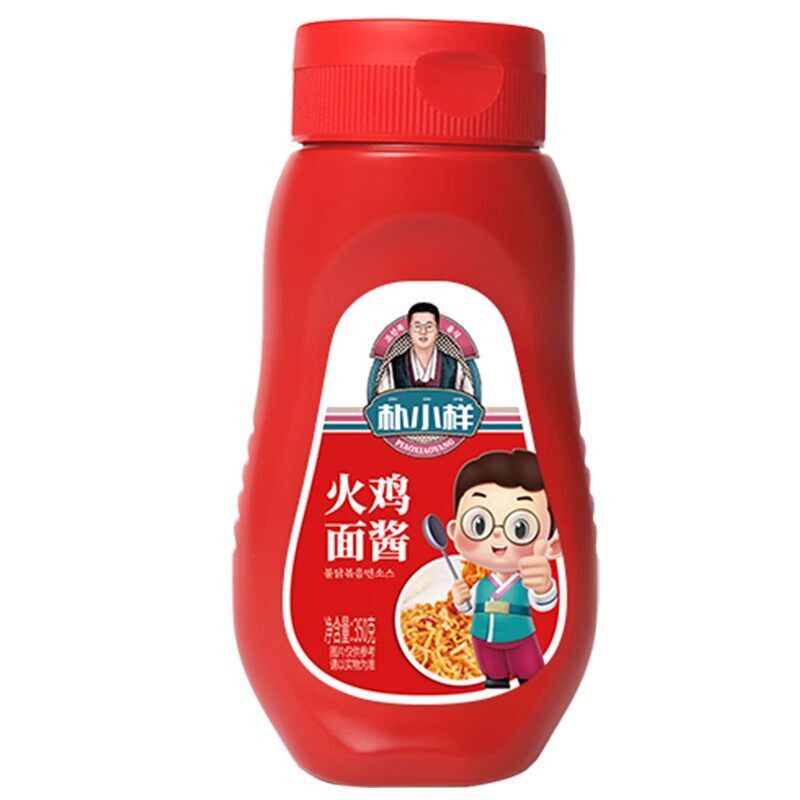 朴小样 350g 韩式火鸡面酱超辣拌面炸鸡炒年糕家用韩式调味酱料