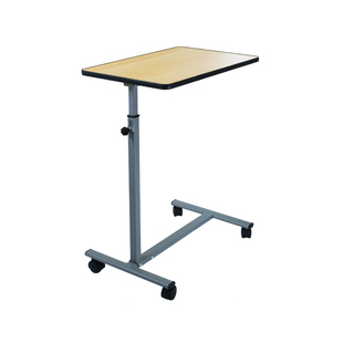 康护佳加厚钢制护理床病床移动餐桌可升降床边电脑桌床边餐桌喂饭