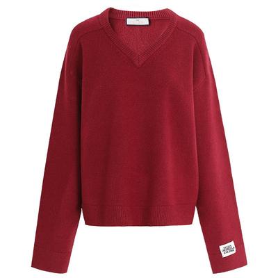 简约不简单内搭针织衫V领毛衣