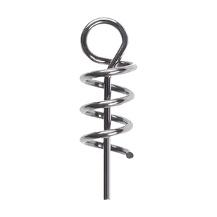 钓之猪路亚弹簧锁针软饵链接器防脱防爆螺旋自锁曲柄钩别针小配件