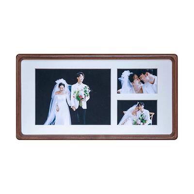 照片相框实木高级感摆台定制打印