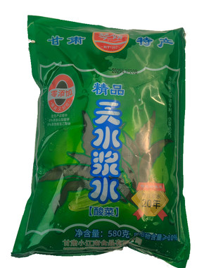 天水特产酸菜浆水散饭菜