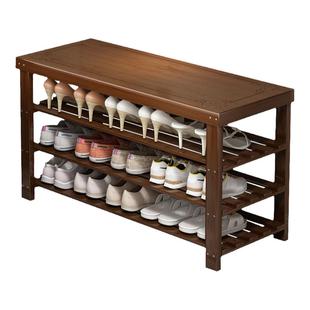 家用门口鞋柜带换鞋凳一体入户门鞋架小窄门口可坐不占空间鞋架子