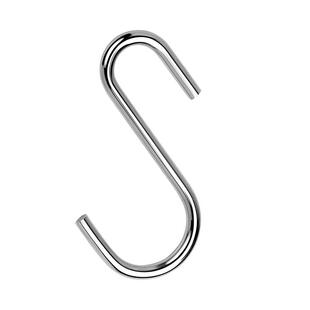 不锈钢s钩厨房服装店洞洞板钩子宿舍货架包包吊钩勾子s型钩挂衣钩