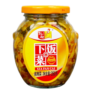 邓仕下饭菜350g瓶装四川味红油榨菜下饭酱菜开味咸菜眉山泡菜咸菜