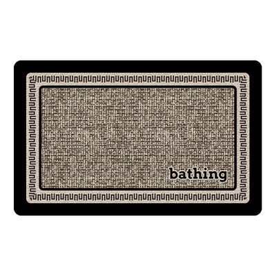 硅藻泥浴室防滑吸水速干加厚地垫