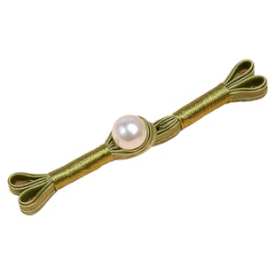 新中式旗袍盘扣珍珠燕尾一字扣唐装国风服装装饰纽扣汉服外套扣子