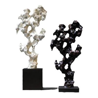 新中式树脂禅意家居客厅太湖石