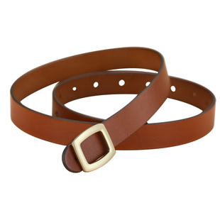 皮带女真皮头层牛皮时尚宽窄腰带简约百搭装饰配连衣裙子牛仔裤带