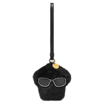 【6期免息】VERSACE/范思哲 男女同款Medusa Fluffy 钥匙链吊饰