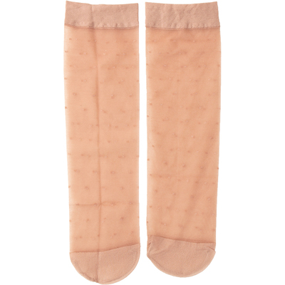 中筒超薄款点花短丝袜防勾丝夏季