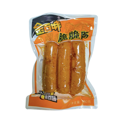金百味香辣脆脆肠130g即食烤肠
