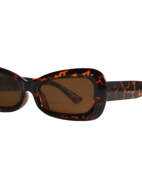 欧美跨境小框墨镜简约方形太阳镜